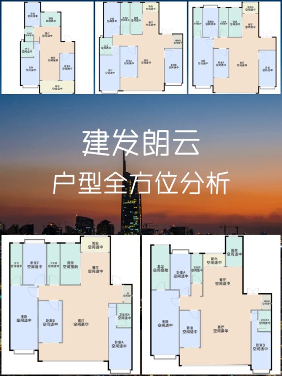 建发朗云 🌟 高新区新上户型曝光!超赞布局