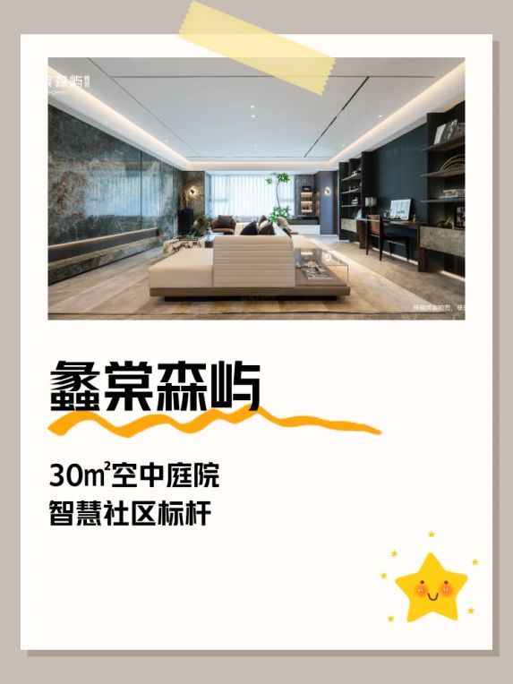 苏州蠡棠森屿四代住宅样板间探访：30㎡空中花园户型解析