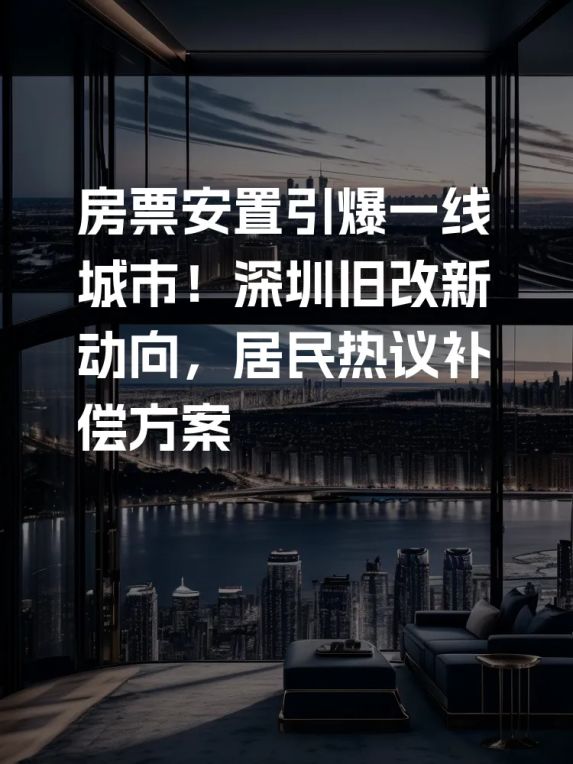 深圳白石洲旧改房票安置政策解读