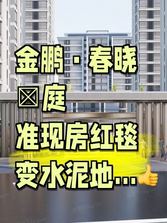 金鹏·春晓蘭庭交房维权:汽博地铁口准现房为何让业主emo