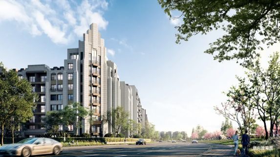 前滩公馆外立面设计融合外滩历史建筑与石库门砖墙元素