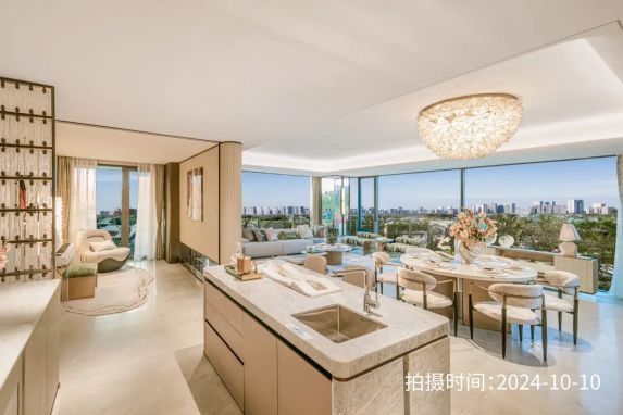 成都豪宅金茂璞逸锦江198㎡户型双洄游动线解析