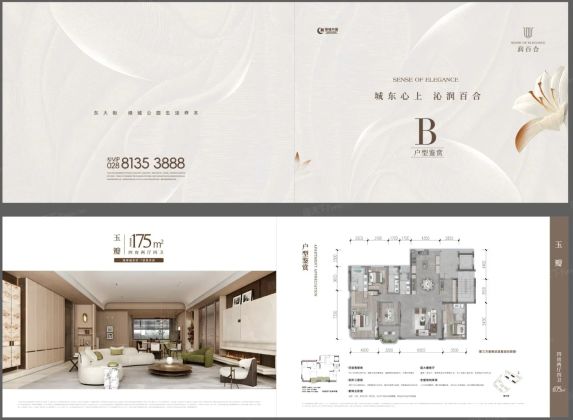 成都东客站绿城润百合大平层户型解析
