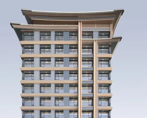 京城首个宋式飞檐屋顶-建发金茂观宸