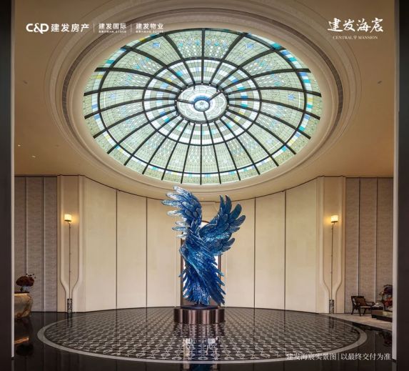建发海宸公区大门实景展示预约参观