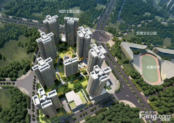 光明中心区天境云玺新楼盘开盘，华夏中学对面地铁房