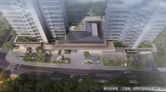 建发缦云新效果图曝光:青秀改善盘1.7低密住区+地铁沿线